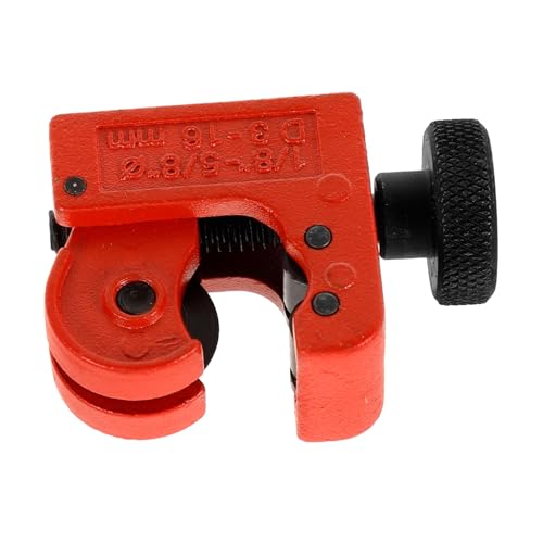 HAMPPLIES Heavy Duty Mini Rohrabschneider für Kupferrohre Verstellbarer Rohrabschneider mit Ergonomischem Griff Rostfrei Öl Schmutzbeständig für Kupfer Edelstahl PVC für Bau und Werkstatt HAMPPLIES Heavy Duty Mini Rohrabschneider für Kupferrohre Verstellbarer Rohrabschneider mit Ergonomischem Griff Rostfrei Öl Schmutzbeständig für Kupfer Edelstahl PVC für Bau und Werkstatt von HAMPPLIES