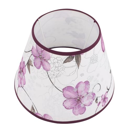 HAMPPLIES Hochwertiger Stoff Lampenschirm mit Blumenmuster Ersatz Lampenabdeckung für Tisch und Stehlampe Langlebiger Lampenschirm aus Stoff für Schlafzimmer Wohnzimmer Hotel Fassung HAMPPLIES Hochwertiger Stoff Lampenschirm mit Blumenmuster Ersatz Lampenabdeckung für Tisch und Stehlampe Langlebiger Lampenschirm aus Stoff für Schlafzimmer Wohnzimmer Hotel Fassung von HAMPPLIES