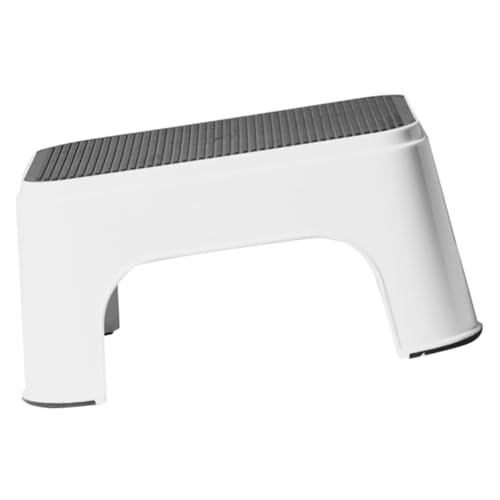 HAMPPLIES Hocker Für Toilette Poop Hocker Für Badezimmer Toilettenhocker Im Badezimmer Erwachsene Töpfchen Hocker Töpfchen Trainingssitz Toilettenhockenhocker Schritt Wc-fußhocker Pp Weiß von HAMPPLIES