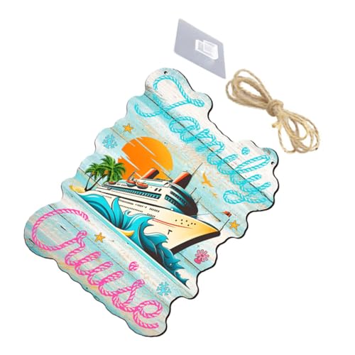 HAMPPLIES Holz Schild Dekoration Mit Kreuzfahrtmuster Wandhängende Deko Für Poolbereich Strandhaus Und Outdoor-Events Romantischer Stil Für Mediterranes HAMPPLIES Holz Schild Dekoration Mit Kreuzfahrtmuster Wandhängende Deko Für Poolbereich Strandhaus Und Outdoor-Events Romantischer Stil Für Mediterranes von HAMPPLIES