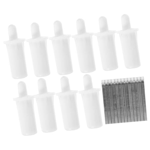 HAMPPLIES Jalousie Reparaturset Vorhangstifte und Vorhangnägel Holzmaterial für Einfache Installation und Sicheren Halt von HAMPPLIES