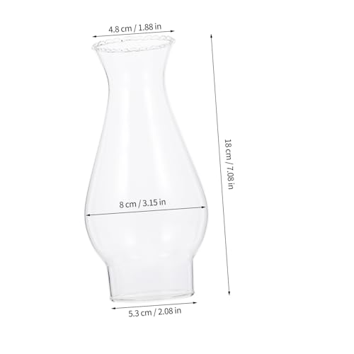 HAMPPLIES Kerosinlampen Glas Lampenschirm Ersatz Lampenabdeckung für Petroleum Öllampe Haushalts Öllicht Glaszylinder Einfach zu Montierender Lampenschirm für Wohnzimmer Schlafzimmer HAMPPLIES Kerosinlampen Glas Lampenschirm Ersatz Lampenabdeckung für Petroleum Öllampe Haushalts Öllicht Glaszylinder Einfach zu Montierender Lampenschirm für Wohnzimmer Schlafzimmer von HAMPPLIES
