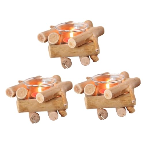 HAMPPLIES Kerzenhalter aus Treibholz Lichter Engel Leuchter Strudel Zauberkerzenhalter Kernstück weihnachtsdeko Christmas Decorations Abendessen kerzenhalter Desktop-Kerzenhalter Wachs von HAMPPLIES