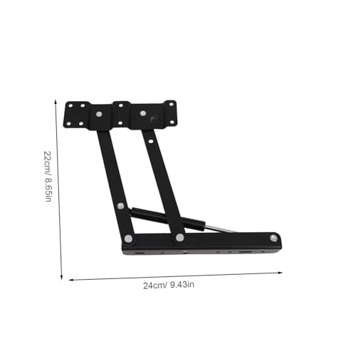 HAMPPLIES Klappbare Hydraulische Schwerlast Regalhalterung aus Metall Platzsparend und Stabil als Verstellbare Halterung für Couchtische Multifunktional für Wohn und Arbeitsbereiche von HAMPPLIES