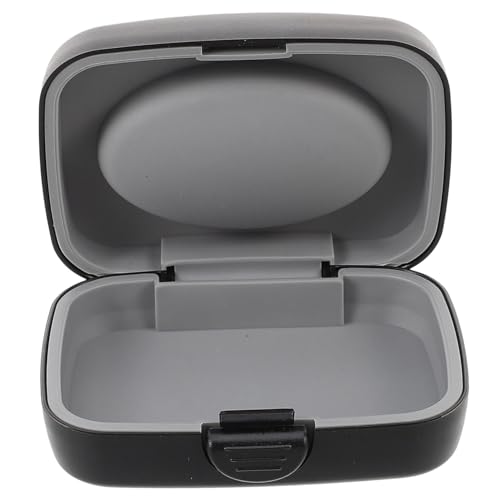 HAMPPLIES Kleine Harte Hörgeräte aufbewahrungsbox Tragbare Schutzbox für Gehörschutz Kompakte Tasche zur Sicheren Lagerung und Schutz von Hörgeräten Unterwegs von HAMPPLIES