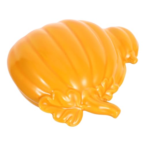 HAMPPLIES Kleine Keramik-Pumpkin Dekoration Minimalistisches Herbst-Design Pflegeleichtes Tisch-Ornament für Halloween und Erntedank Stilvoller Party-dekorationsakzent für Zuhause und von HAMPPLIES