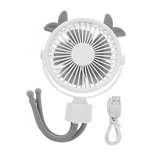 HAMPPLIES Kleiner Handventilator mit Flexiblem Stativ und Clip Tragbarer USB für Kinderwagen Autositz Camping und Leise mit Geschwindigkeitsstufen für Outdoor Aktivitäten HAMPPLIES Kleiner Handventilator mit Flexiblem Stativ und Clip Tragbarer USB für Kinderwagen Autositz Camping und Leise mit Geschwindigkeitsstufen für Outdoor Aktivitäten von HAMPPLIES