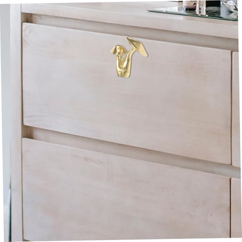 HAMPPLIES Kreativer Pilzform Metallknauf Schrankgriff Kleiner Schubladengriff Ersatzknopf für Kommode Küchenschrank Möbelgriff Vielseitig Einsetzbar Einfache Montage von HAMPPLIES