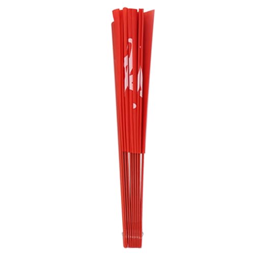 HAMPPLIES Kung-Fu-Tanzfan Handventilator Lüfter Stoff falten Seide groß Fan im chinesischen Stil Kung-Fu-Performance-Fan dekorativer Handfächer Chinesische Fans Handheld Plastik rot HAMPPLIES Kung-Fu-Tanzfan Handventilator Lüfter Stoff falten Seide groß Fan im chinesischen Stil Kung-Fu-Performance-Fan dekorativer Handfächer Chinesische Fans Handheld Plastik rot von HAMPPLIES