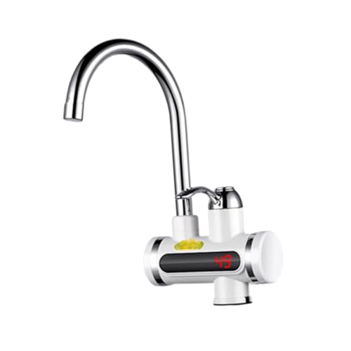HAMPPLIES LED Digitalanzeige Elektrischer Durchlauferhitzer Wasserhahn mit Drehbarem Edelstahl Auslauf Mischbatterie für Küche und Bad Untertischanschluss Warm und Zufällige Farbe HAMPPLIES LED Digitalanzeige Elektrischer Durchlauferhitzer Wasserhahn mit Drehbarem Edelstahl Auslauf Mischbatterie für Küche und Bad Untertischanschluss Warm und Zufällige Farbe von HAMPPLIES