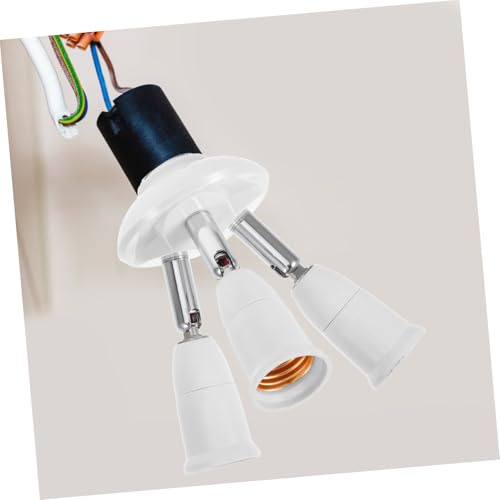 HAMPPLIES Lampenfassung Adapter Fach Verteiler mit Drehbarem Verstellbarem Sockel für LED Glühbirnen Verlängerung und Flexible Ausrichtung Geeignet für Sensor und Projektionslampen Einfache HAMPPLIES Lampenfassung Adapter Fach Verteiler mit Drehbarem Verstellbarem Sockel für LED Glühbirnen Verlängerung und Flexible Ausrichtung Geeignet für Sensor und Projektionslampen Einfache von HAMPPLIES
