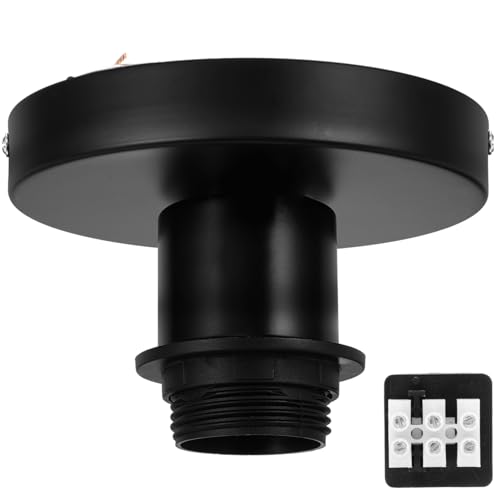 HAMPPLIES Lampenfassung Metall Halterung Schraubsockel Robust für DIY Deckenleuchte Einfache Montage Inklusive Schrauben Geeignet für Lampensockel HAMPPLIES Lampenfassung Metall Halterung Schraubsockel Robust für DIY Deckenleuchte Einfache Montage Inklusive Schrauben Geeignet für Lampensockel von HAMPPLIES