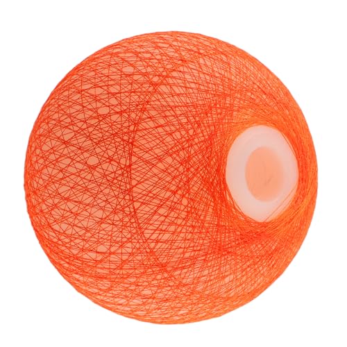 HAMPPLIES Lampenschirm Ersatz Orange Lampenabdeckung für Fassung Stilvoller Lampenschirm für Pendelleuchten für Wohn und Schlafzimmer Hochwertiges Material Einfach zu Reinigen von HAMPPLIES