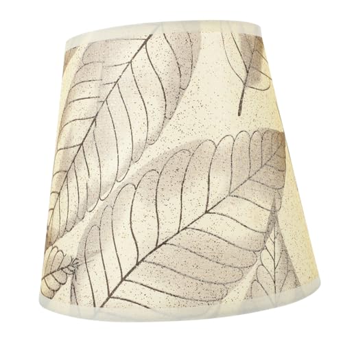 HAMPPLIES Lampenschirm aus Stoff Kleiner Ersatzlampenschirm für Tisch und Stehlampe Weicher für Schlafzimmer und Wohnzimmer Romantische Dekoration Moderne Minimalistische Tischlampenschirme von HAMPPLIES