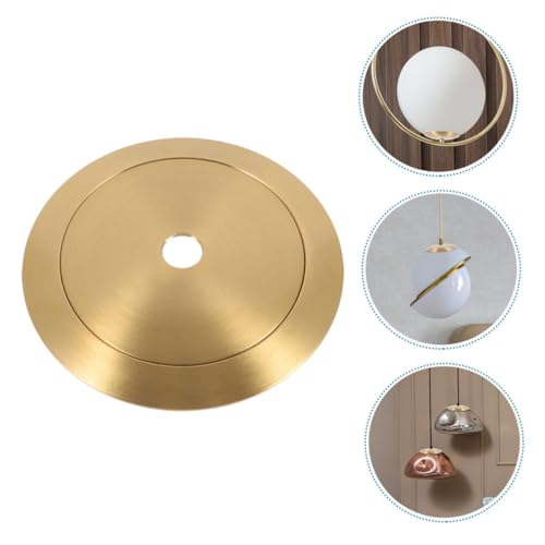 HAMPPLIES Lampenschirmhalter Messing Ø Lampenschirmring für Glaslampenschirme Robust Langlebig Passend für Tischlampe Stehlampe Bogenleuchte Nachttischlampe mit Elegantem Design von HAMPPLIES