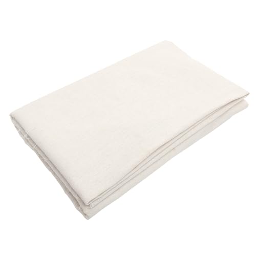 HAMPPLIES Lampenstoff Naturfarbener Leinenmix Lampenschirm Material DIY Lichtabdeckung Vorbeschnitten für Tisch und Stehlampen Sanftes Licht Heimdekor Craft von HAMPPLIES