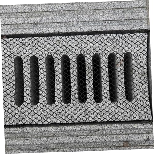 HAMPPLIES Laubschutz Dachrinnen Breit Lang mit Festen Haken Langlebiger Kunststoff Gutter Filter Mesh für Regenrinnen Effektiver Blätterschutz gegen und Schmutz von HAMPPLIES