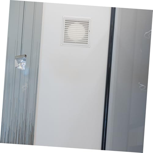 HAMPPLIES Lüftungsgitter aus UV Beständigem PP Abluft und Zuluftabdeckung Bruchfest für Decke und Boden Rohranschluss Geeignet für Bad Küche Büro Einfache Montage von HAMPPLIES