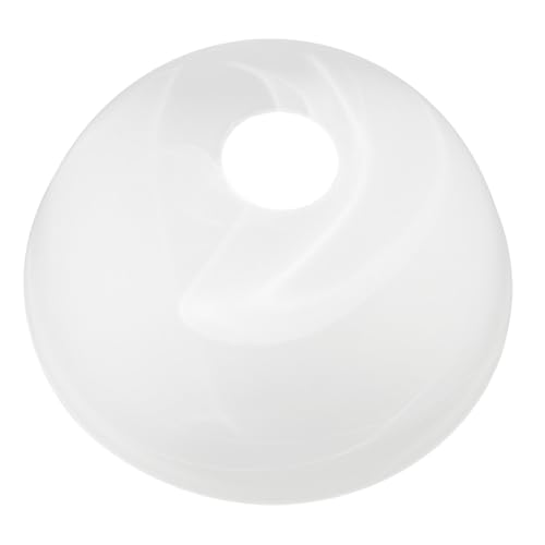 HAMPPLIES Mattierter Glasschirm Lampenschirm Glasleuchte Deckenleuchte Ersatz Abdeckung für Wand und Stehleuchten Kleine Runde Lampenschirme Langlebig und Bruchsicher von HAMPPLIES