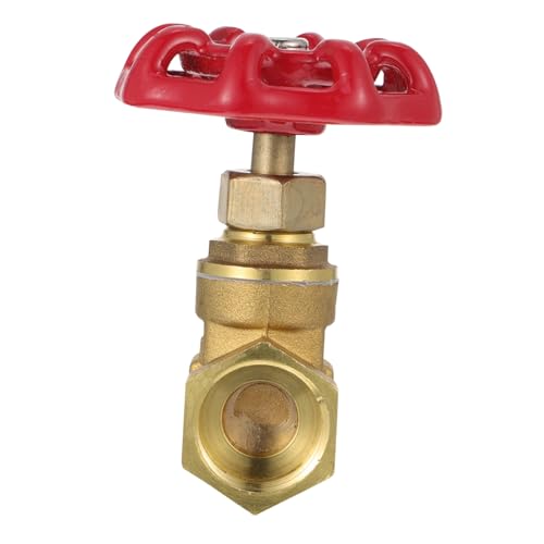 HAMPPLIES Messing Absperrventil Gewinde Wasserrohr Zubehör Dickwandig Langlebig für Wohnbereich Industrie mit Klarer Gewindeabdichtung HAMPPLIES Messing Absperrventil Gewinde Wasserrohr Zubehör Dickwandig Langlebig für Wohnbereich Industrie mit Klarer Gewindeabdichtung von HAMPPLIES