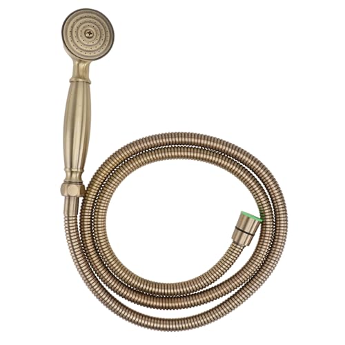 HAMPPLIES Messing Duschkopf Handbrause Hochdruck Duschbrause mit Schlauch Antike Bronze Retro Stil Wassersparend Flexibel und Robust für Zuhause Badezimmer HAMPPLIES Messing Duschkopf Handbrause Hochdruck Duschbrause mit Schlauch Antike Bronze Retro Stil Wassersparend Flexibel und Robust für Zuhause Badezimmer von HAMPPLIES