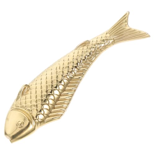 HAMPPLIES Messing Fischförmiger Schrankgriff Vintage Dekorativer Möbelknauf Robust Für Kommoden Schuhschränke Und Küchenschränke Einfache Montage Elegantes Design HAMPPLIES Messing Fischförmiger Schrankgriff Vintage Dekorativer Möbelknauf Robust Für Kommoden Schuhschränke Und Küchenschränke Einfache Montage Elegantes Design von HAMPPLIES