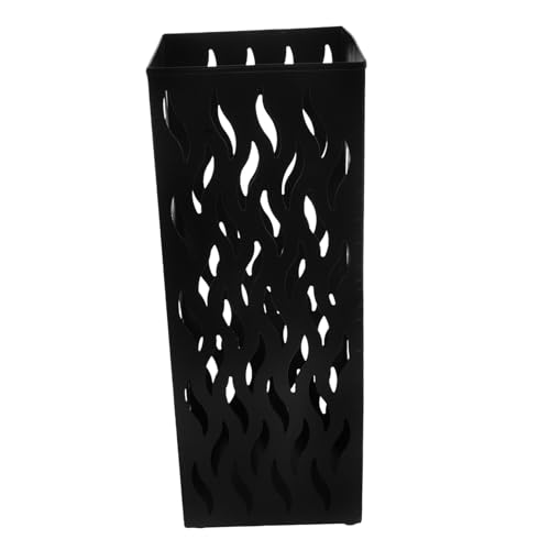 HAMPPLIES Metall Regenschirmständer Schwarz Quadratisch Robust Vielseitig für Gehstöcke Deko und Aufbewahrung Platzsparend Langlebig Pflegeleicht für Zuhause und Büro HAMPPLIES Metall Regenschirmständer Schwarz Quadratisch Robust Vielseitig für Gehstöcke Deko und Aufbewahrung Platzsparend Langlebig Pflegeleicht für Zuhause und Büro von HAMPPLIES