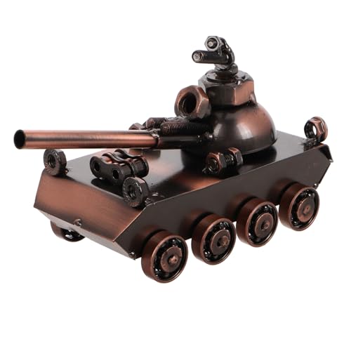 HAMPPLIES Realistisches Panzermodell Aus Eisen Sammlerstück Für Wohnung Weinregal Und Schreibtischdekoration Handgefertigtes Fahrzeugornament Für Stilvolle Akzente Im von HAMPPLIES