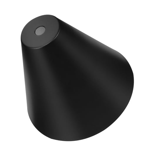 HAMPPLIES Moderner Metall lampenschirm für Tisch Stehlampe Minimalistisches Design Schwarz Dekorative Nachttischlampe für Schlafzimmer Hotel und Wohnzimmer Vielseitig Einsetzbar von HAMPPLIES