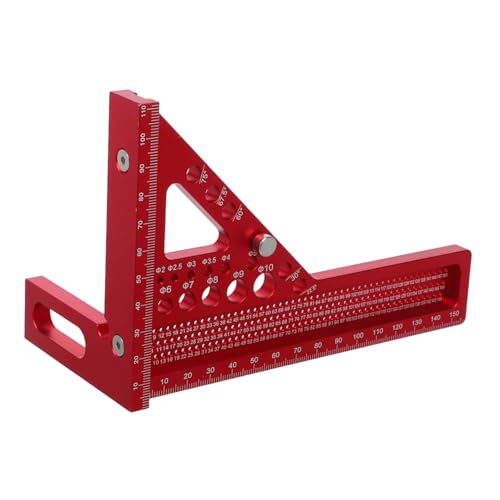 HAMPPLIES Multifunktionaler Aluminiumlegierung Winkelmesser Holzarbeit Gehrungswinkel Präzisionslineal mit Messskala Ergonomisch für Möbelbau Bau und Ingenieurwesen HAMPPLIES Multifunktionaler Aluminiumlegierung Winkelmesser Holzarbeit Gehrungswinkel Präzisionslineal mit Messskala Ergonomisch für Möbelbau Bau und Ingenieurwesen von HAMPPLIES