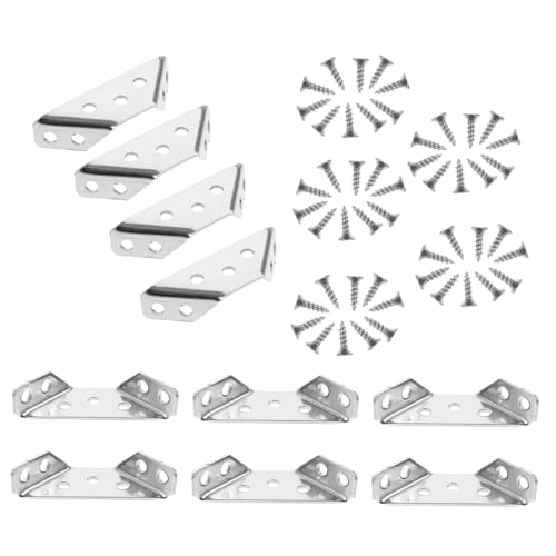 HAMPPLIES Multifunktionaler Edelstahl Winkelverbinder Eckwinkel mit Schrauben Regalhalter Eckwinkel Schrankstütze Stabile Montage für Küchen und Hängeschränke HAMPPLIES Multifunktionaler Edelstahl Winkelverbinder Eckwinkel mit Schrauben Regalhalter Eckwinkel Schrankstütze Stabile Montage für Küchen und Hängeschränke von HAMPPLIES