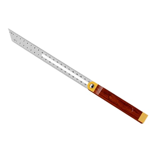 HAMPPLIES Multifunktionaler Verstellbarer Zimmermannswinkel aus Holz und Messing Drehbarer Winkelmesser für Präzises Anreißen und Messen bei Holzarbeiten und Bauprojekten HAMPPLIES Multifunktionaler Verstellbarer Zimmermannswinkel aus Holz und Messing Drehbarer Winkelmesser für Präzises Anreißen und Messen bei Holzarbeiten und Bauprojekten von HAMPPLIES