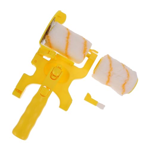 HAMPPLIES Multifunktionales Wand Farbroller mit Langem Griff Gestell und Weichen Pinseln für Präzises Streichen und Randbearbeitung bei Wänden Decken und Möbeln HAMPPLIES Multifunktionales Wand Farbroller mit Langem Griff Gestell und Weichen Pinseln für Präzises Streichen und Randbearbeitung bei Wänden Decken und Möbeln von HAMPPLIES