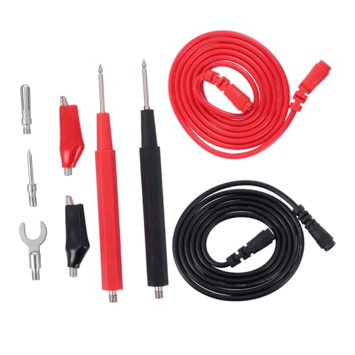 HAMPPLIES Multimeter Testkabel Kombination Messleitungen mit Doppelt Isoliertem PVC für Strom Spannungs Widerstands und Diodentests Langlebig Sicher und Vielseitig Einsetzbar HAMPPLIES Multimeter Testkabel Kombination Messleitungen mit Doppelt Isoliertem PVC für Strom Spannungs Widerstands und Diodentests Langlebig Sicher und Vielseitig Einsetzbar von HAMPPLIES