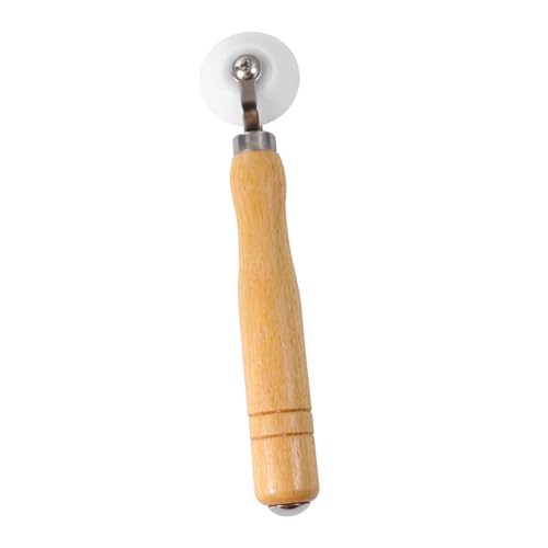 HAMPPLIES Nahtwalze mit Holzgriff Pom druckrad Tapetenroller für Präzises Verkleben von Vliestapeten und Wandtapeten Ergonomisch Verschleißfest für DIY und Professionelle Wandgestaltung von HAMPPLIES