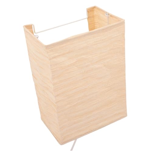 HAMPPLIES Nordische Papier wandleuchte Braun DIY Dekorative Handgemachte Wandlampe Für Flur Balkon Wohnzimmer Mit Einfacher Installation Und Energiesparender Beleuchtung von HAMPPLIES