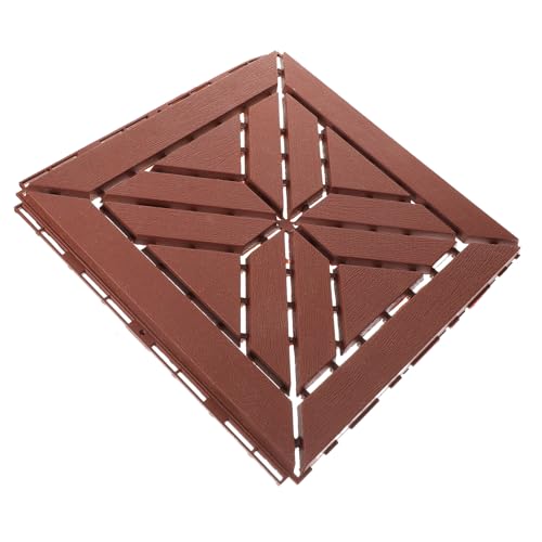 HAMPPLIES Outdoor Deck Tile Kunststoff Verbundfliese Wetterfest rutschfest mit Nut Feder System für Garten Balkon Terrasse Einfache Installation Langlebig UV beständig HAMPPLIES Outdoor Deck Tile Kunststoff Verbundfliese Wetterfest rutschfest mit Nut Feder System für Garten Balkon Terrasse Einfache Installation Langlebig UV beständig von HAMPPLIES