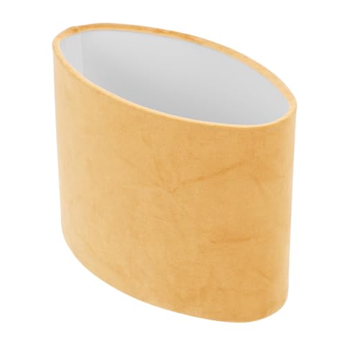 HAMPPLIES Ovaler Dekorativer Lampenschirm aus Hochwertigem Stoff Kreative Ovale Form Einfache Montage Staubschützend und Geeignet für Tischlampen Elegant für Wohnraumbeleuchtung von HAMPPLIES