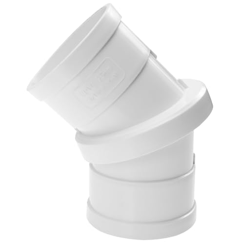 HAMPPLIES PVC Drehbarer Verstellbarer Winkelverbinder Drehbarer Rohrbogen mit Dichtung und Anti drop ring Robustes Langlebiges Pvc rohrfitting für Sichere Wasserdichte Rohrverbindung HAMPPLIES PVC Drehbarer Verstellbarer Winkelverbinder Drehbarer Rohrbogen mit Dichtung und Anti drop ring Robustes Langlebiges Pvc rohrfitting für Sichere Wasserdichte Rohrverbindung von HAMPPLIES