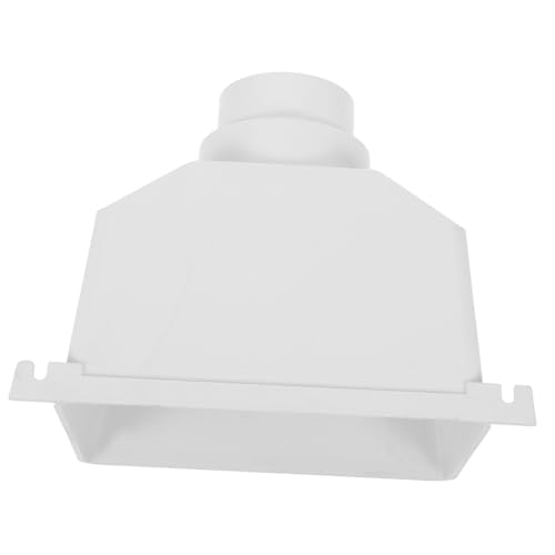 HAMPPLIES PVC Fallrohr Anschlussstück für Regenrinne aus Robustem Flammhemmendem PVC Einfache Montage ohne Schneiden Witterungsbeständig und Langlebig für Außenbereich und Regenwassersysteme von HAMPPLIES