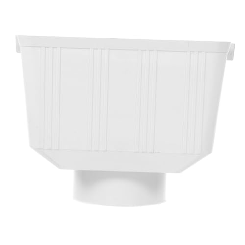 HAMPPLIES PVC Fallrohr Regenrinnenadapter Robust Langlebig Wetterbeständig für Effektive Regenwasserableitung und Schutz vor Wasserschäden an Haus und Gebäude von HAMPPLIES