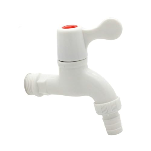HAMPPLIES PVC Wasserhahn für Waschbecken Kunststoff Kaltwasserhahn Schnellverschluss Küchenarmatur Badezimmer Spültisch Wasserhahn Leicht Drehbar für Handwaschbecken Waschmaschine HAMPPLIES PVC Wasserhahn für Waschbecken Kunststoff Kaltwasserhahn Schnellverschluss Küchenarmatur Badezimmer Spültisch Wasserhahn Leicht Drehbar für Handwaschbecken Waschmaschine von HAMPPLIES