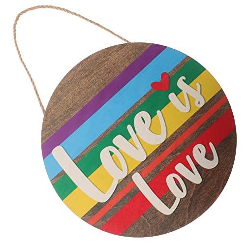 HAMPPLIES Pride Month Regenbogen Türschild Holz Hängedeko Wanddekoration für Zuhause Büro Bar Feierlichkeiten HAMPPLIES Pride Month Regenbogen Türschild Holz Hängedeko Wanddekoration für Zuhause Büro Bar Feierlichkeiten von HAMPPLIES