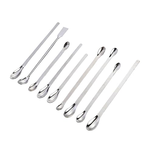 HAMPPLIES Probenahme Löffel Labor Spatel und Rührlöffel Silber für Verschiedene Anwendungen Verschiedene Längen und Designs HAMPPLIES Probenahme Löffel Labor Spatel und Rührlöffel Silber für Verschiedene Anwendungen Verschiedene Längen und Designs von HAMPPLIES