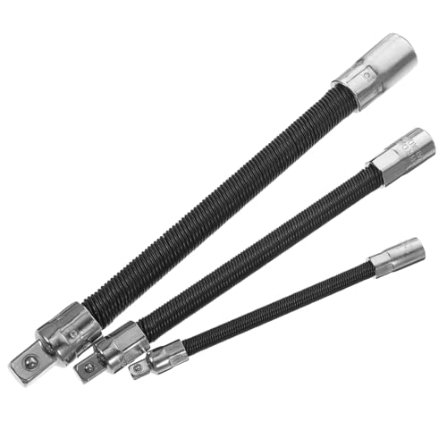 HAMPPLIES Ratschenverlängerung Flexibel Teiliges Elastische Stecknussverlängerung Biegsam Robust für Bohrmaschine Handwerkzeuge von HAMPPLIES