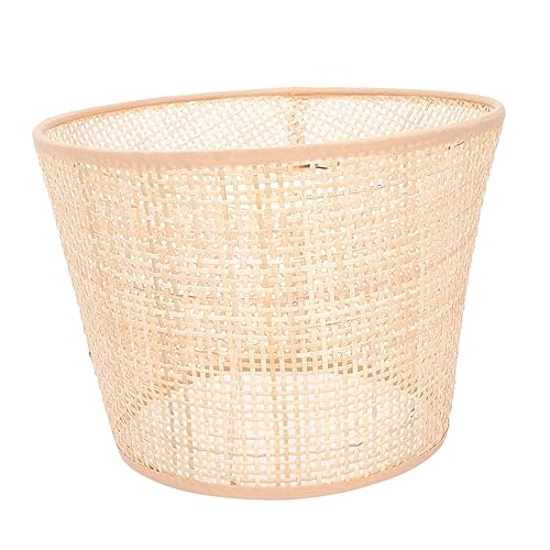 HAMPPLIES Rattan Lampenschirm Woven Lamp Shade Tischlampe Abdeckung Einzeln Verpackt Für Schlafzimmer Wohnzimmer Schreibtisch Lampe von HAMPPLIES
