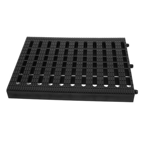 HAMPPLIES Rechteckige Drainagerost Abflussabdeckung aus Robustem Kunststoff Schwarz Interlockendes Design für Einfache Installation Vielseitig Kompatibel mit Kanal Regenwassersystemen HAMPPLIES Rechteckige Drainagerost Abflussabdeckung aus Robustem Kunststoff Schwarz Interlockendes Design für Einfache Installation Vielseitig Kompatibel mit Kanal Regenwassersystemen von HAMPPLIES