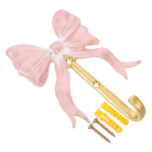 HAMPPLIES Retro Metall-bowknot Wandhaken Dekorativer Schleifen-wandhaken in Robuster Metallhaken für Bad Küche und Flur Vielseitig für Handtücher Mäntel und Taschen Boho Wanddeko von HAMPPLIES