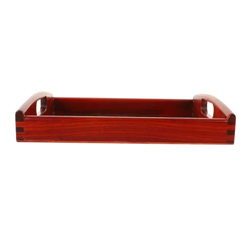 HAMPPLIES Rotes Holzkinder Tablett mit Ergonomischen Griffen Vielseitiges Montessori Lehrmittel für Kleinkinder Praktisches Aufbewahrungs und Servierbrett für Kindergarten und Grundschule HAMPPLIES Rotes Holzkinder Tablett mit Ergonomischen Griffen Vielseitiges Montessori Lehrmittel für Kleinkinder Praktisches Aufbewahrungs und Servierbrett für Kindergarten und Grundschule von HAMPPLIES