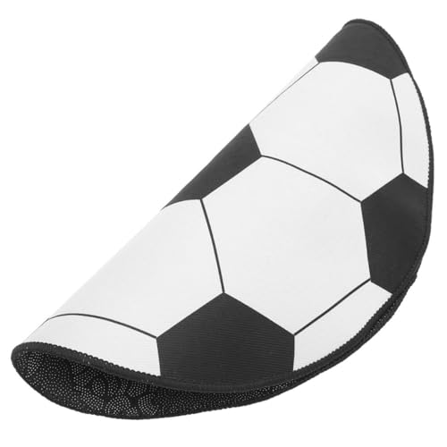 HAMPPLIES Runder Fußball Teppich mit Rutschfester Unterlage Weiche Bodenpolsterung Kinderzimmer Spielmatte für Jungen und Mädchen Dekorativer Sportteppich für Wohnzimmer und Schlafzimmer HAMPPLIES Runder Fußball Teppich mit Rutschfester Unterlage Weiche Bodenpolsterung Kinderzimmer Spielmatte für Jungen und Mädchen Dekorativer Sportteppich für Wohnzimmer und Schlafzimmer von HAMPPLIES